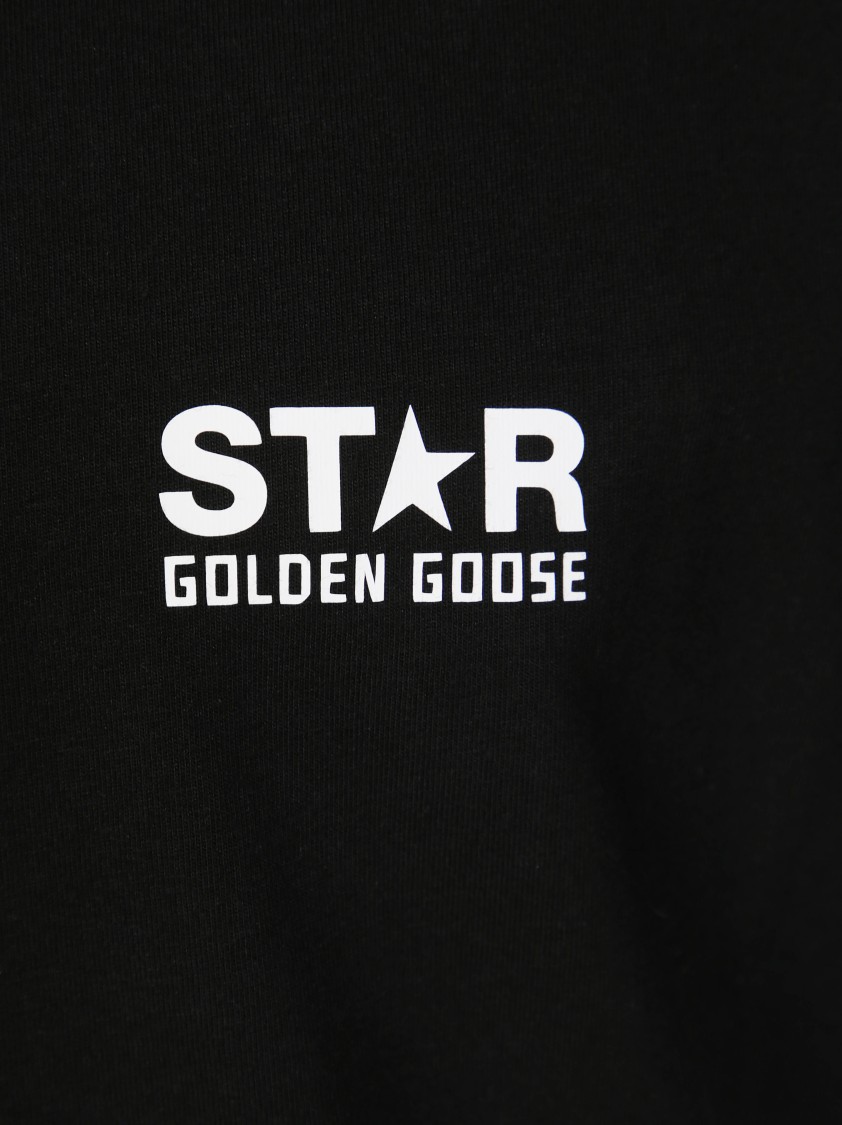 Golden Goose Classic Black T-shirt In Black