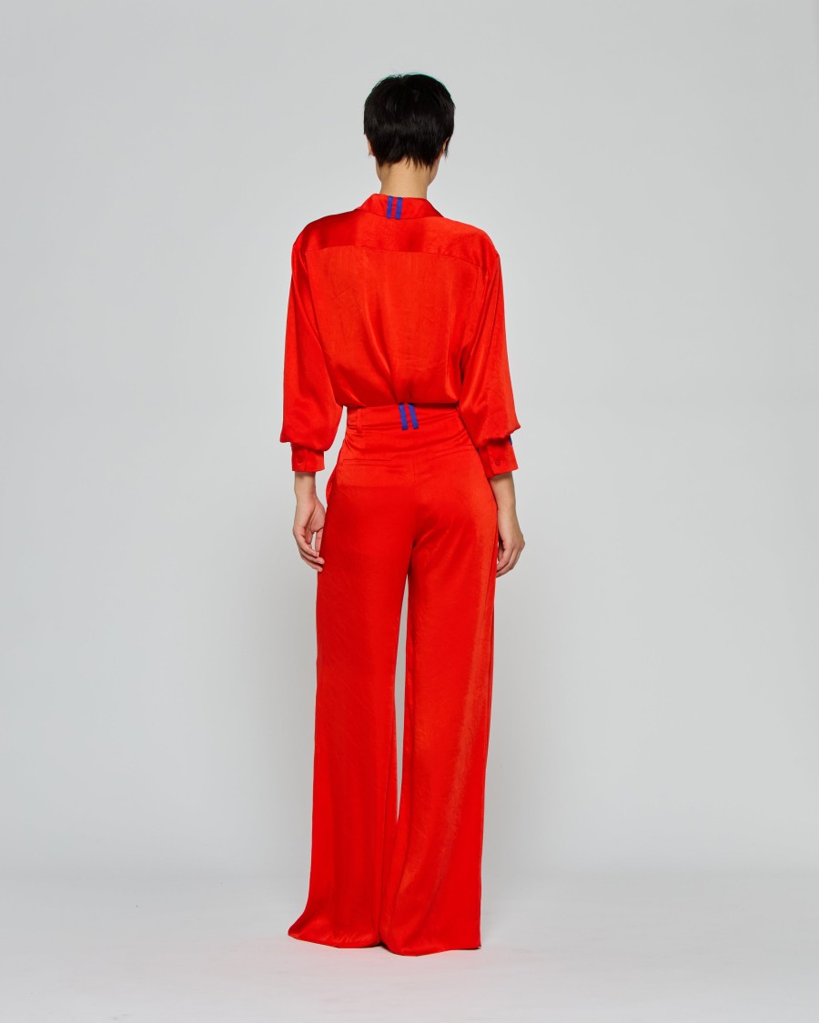 Shop Serena Bute Bute Trouser '25 With High Waist And Flowing Wide-leg Design