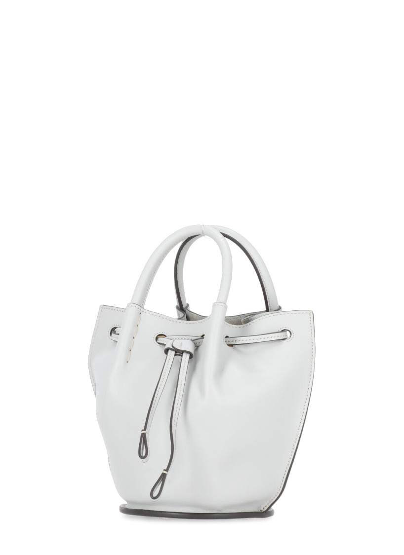 Tod's Light Blue Leather Bucket Bag In Blue