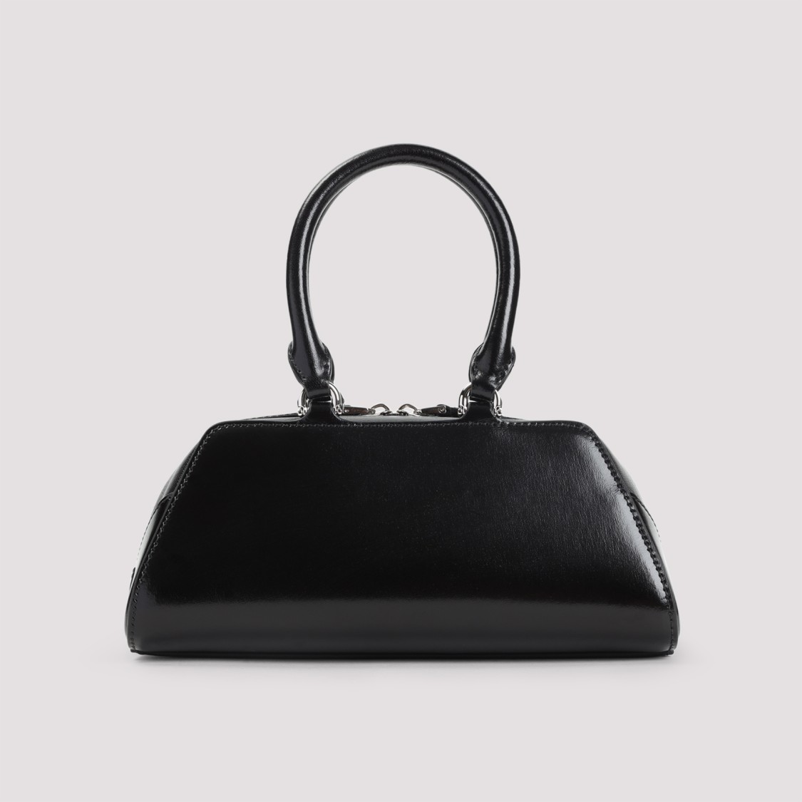 Givenchy Mini Antigona Ew Top Handle Bag In Calf Leather In Black