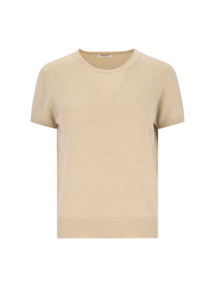 MALO MALO CASHMERE SHORT-SLEEVED TOP