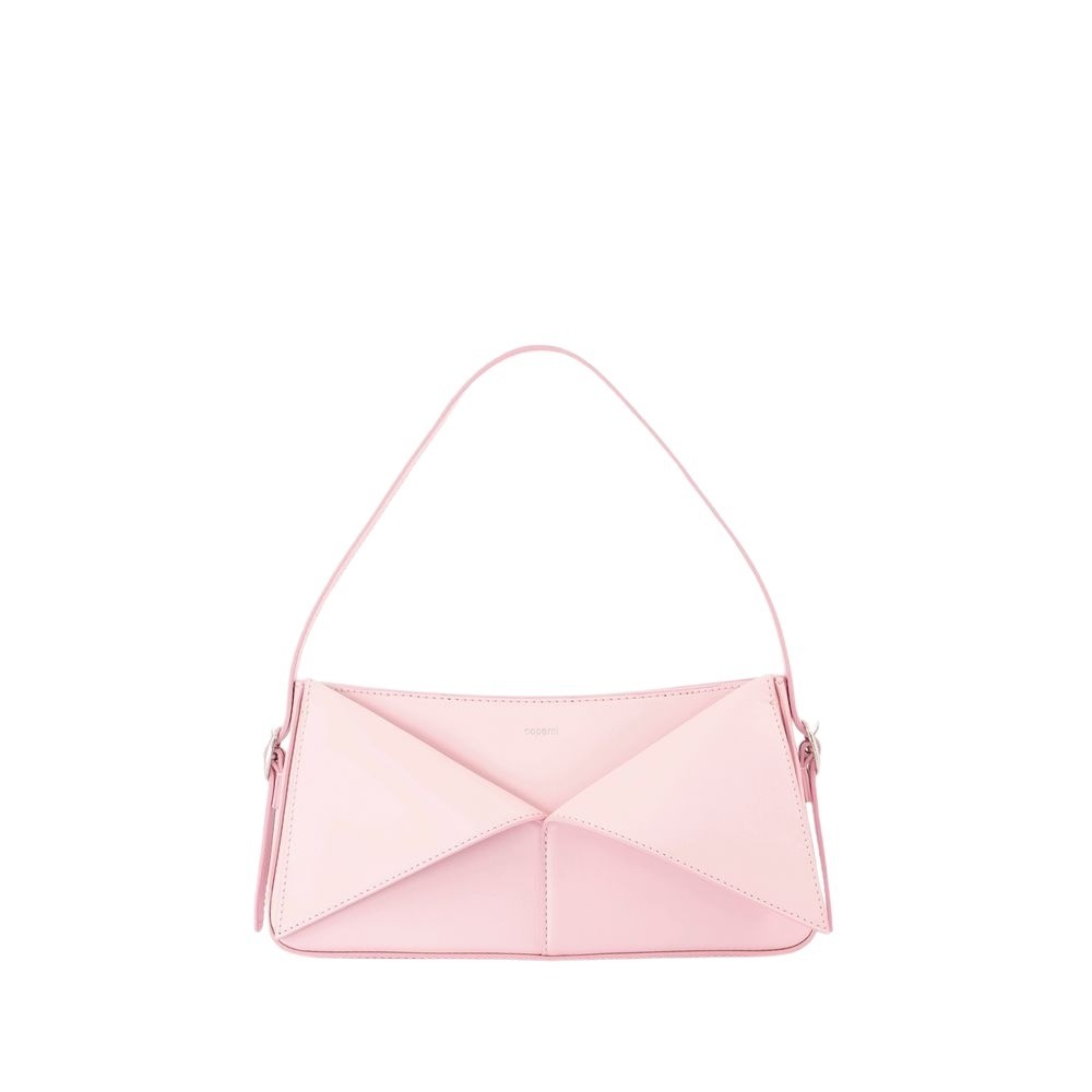 Shop Coperni Belt Shoulder Bag - Leather - Pink In Neutrals
