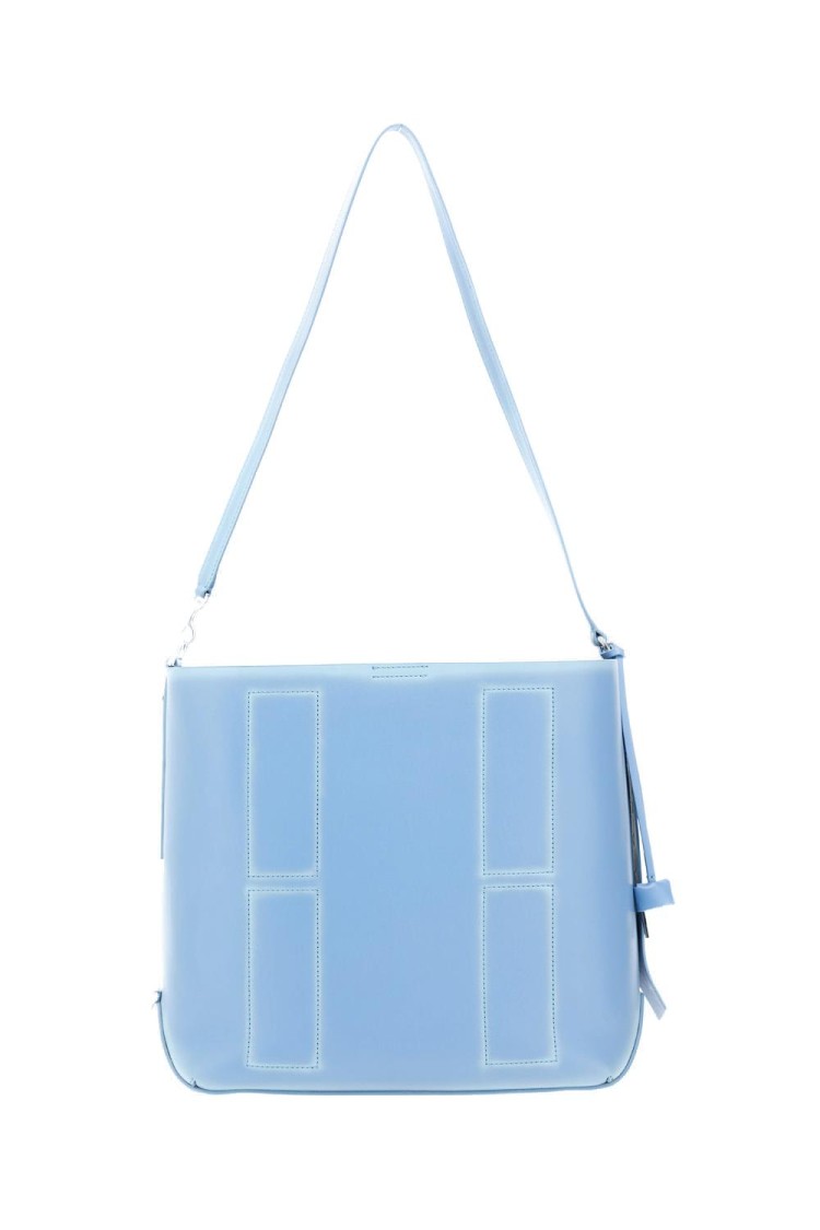 Hogan Calfskin Leather Shoulder Bag With Adjustable Strap