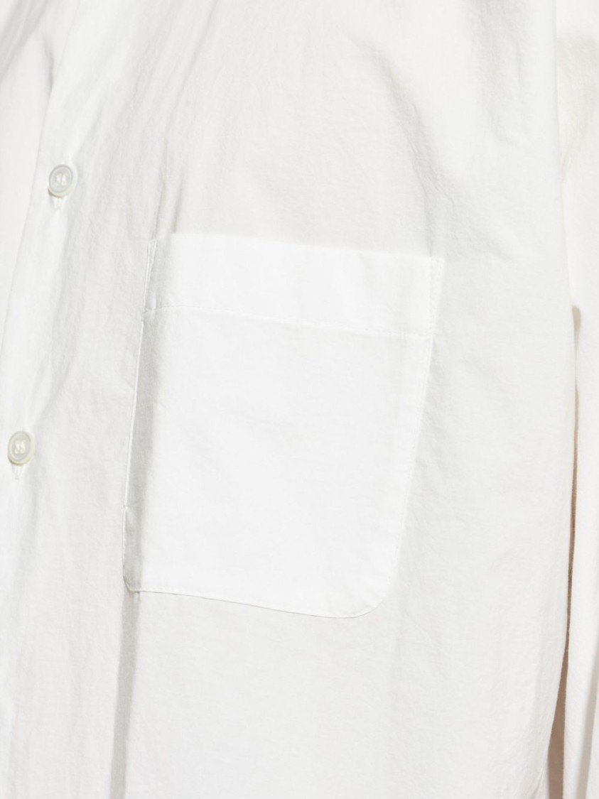 Issey Miyake Shirt With Spread Collar And Chest Patch Pocket