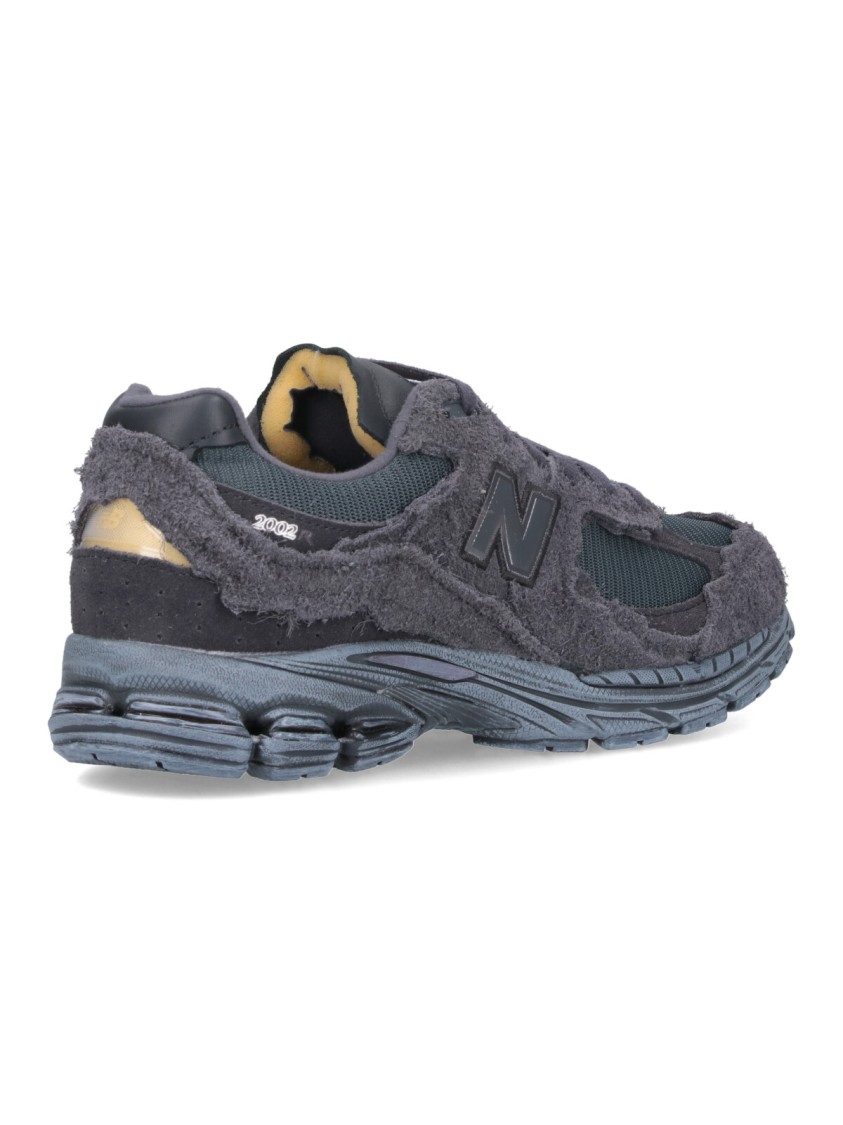 New Balance Dark Grey Suede And Mesh 2002r Sneakers In Gray