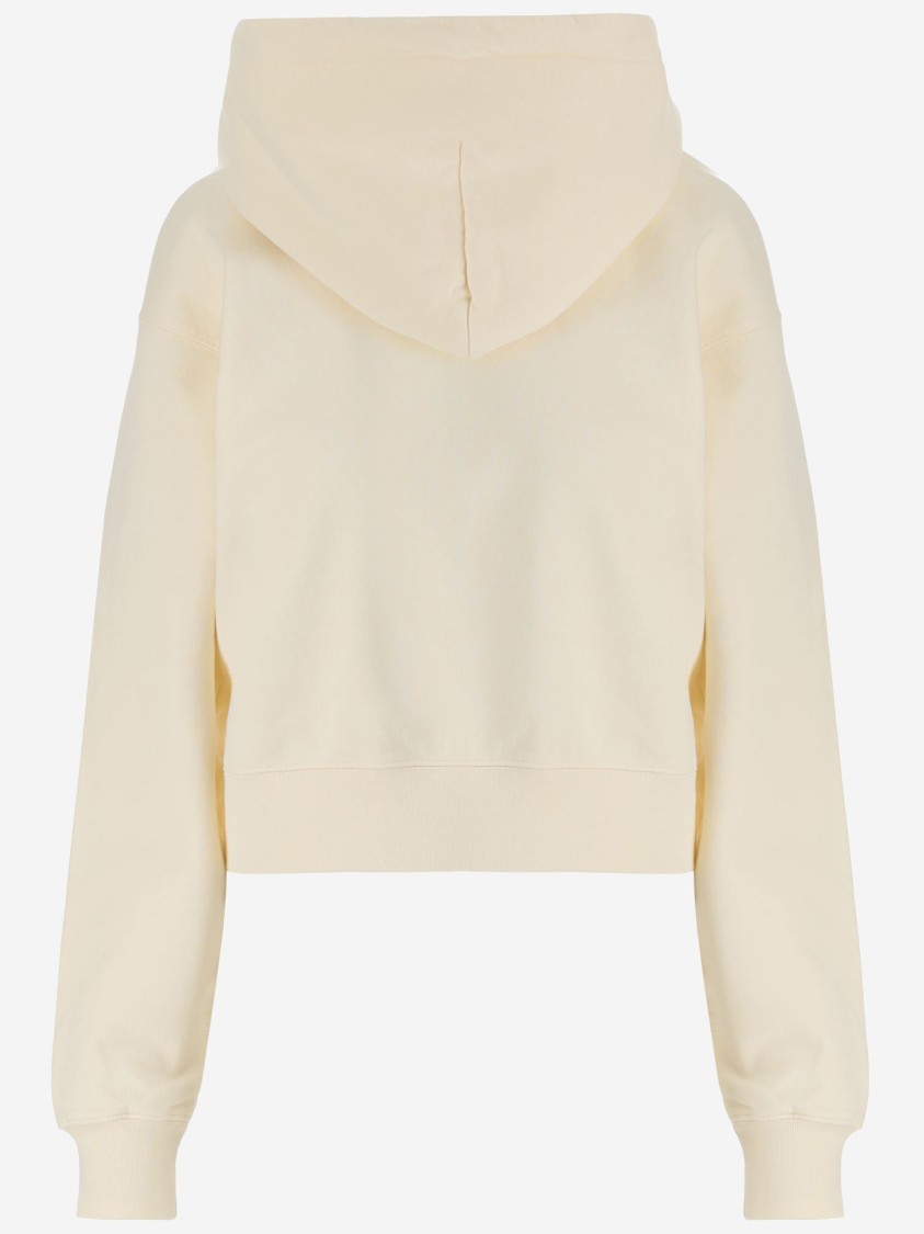 Shop Jacquemus Le Hoodie Grosgrain In Neutrals