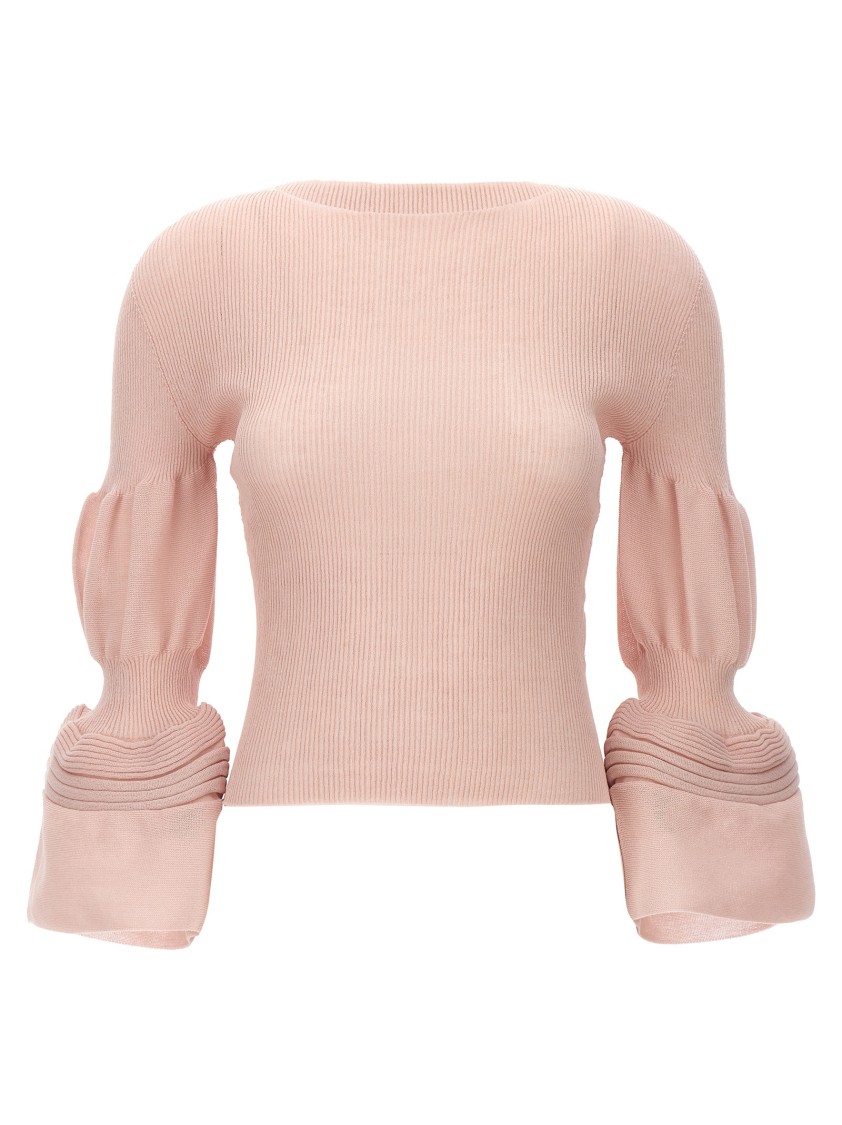 Issey Miyake Pink Assemblage Branch Top In Pink