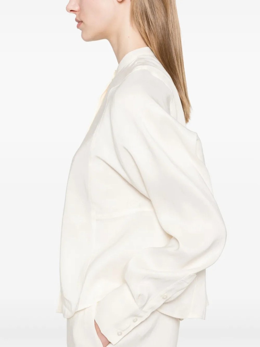 LOULOU STUDIO LOULOU STUDIO LIGHT BEIGE SIARA SHIRT