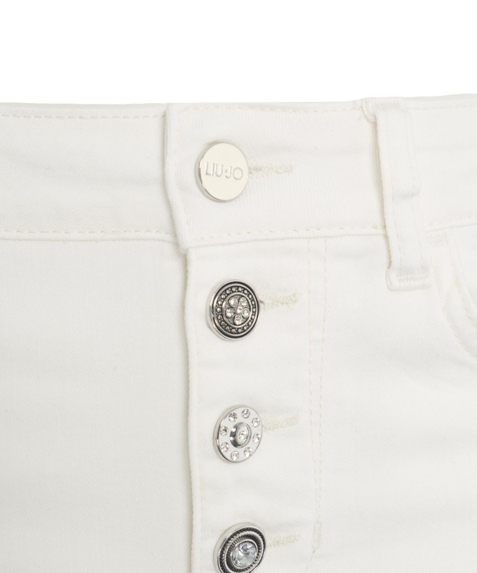 Liu •jo Liu Jo High-waisted Bootcut Jeans With Flared Leg Design In White