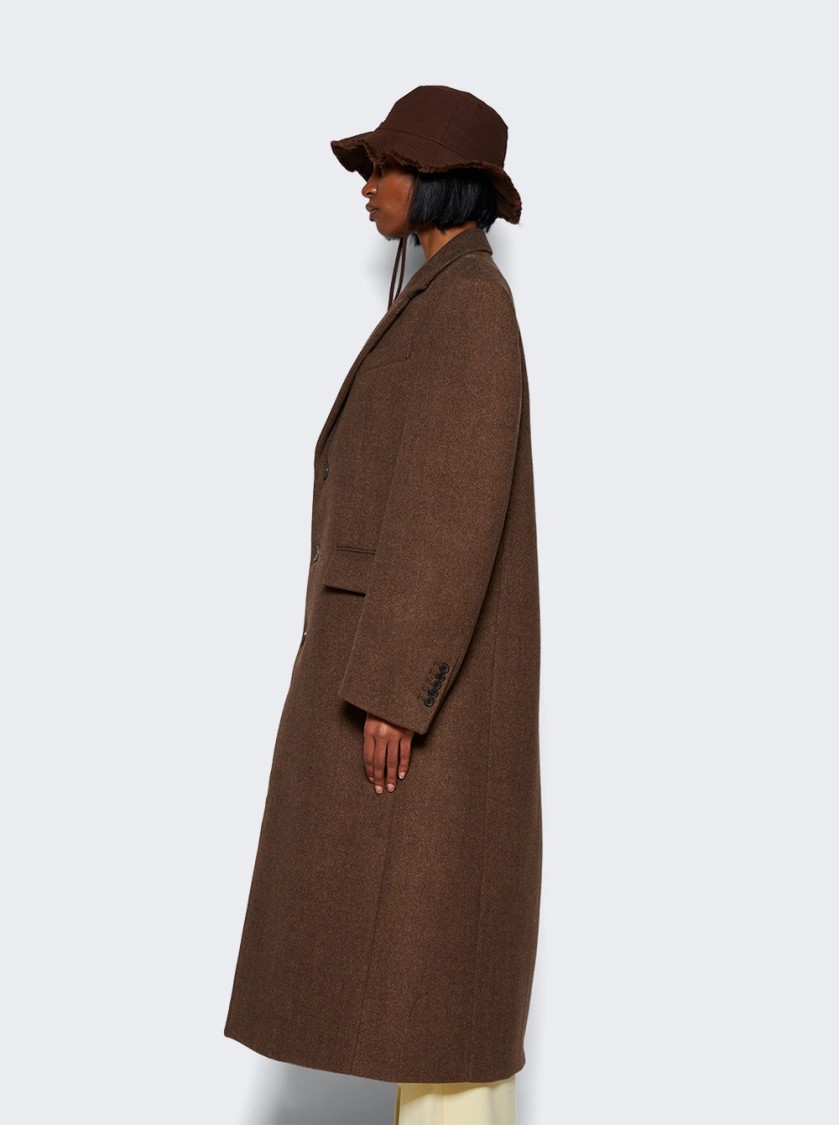Wardrobe.nyc Single Breasted Coat With Relaxed Silhouette