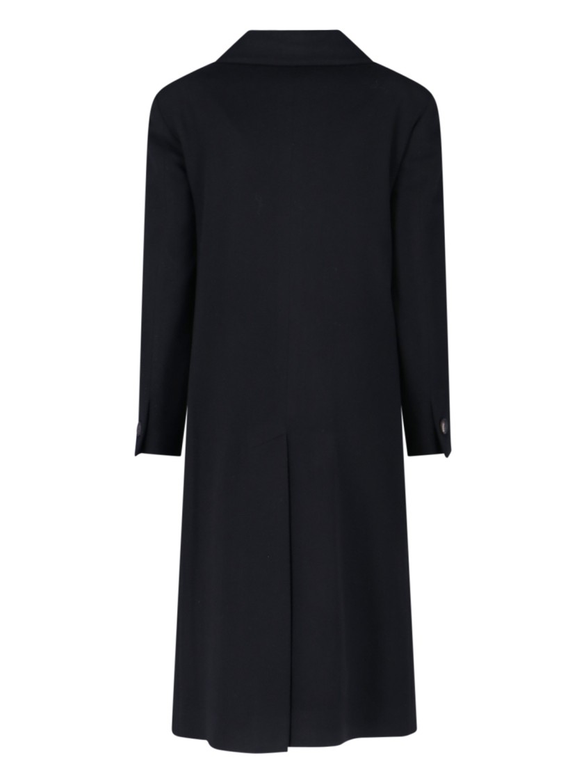 Tagliatore Structured Double-breasted Jacket With Flap Pockets In Black