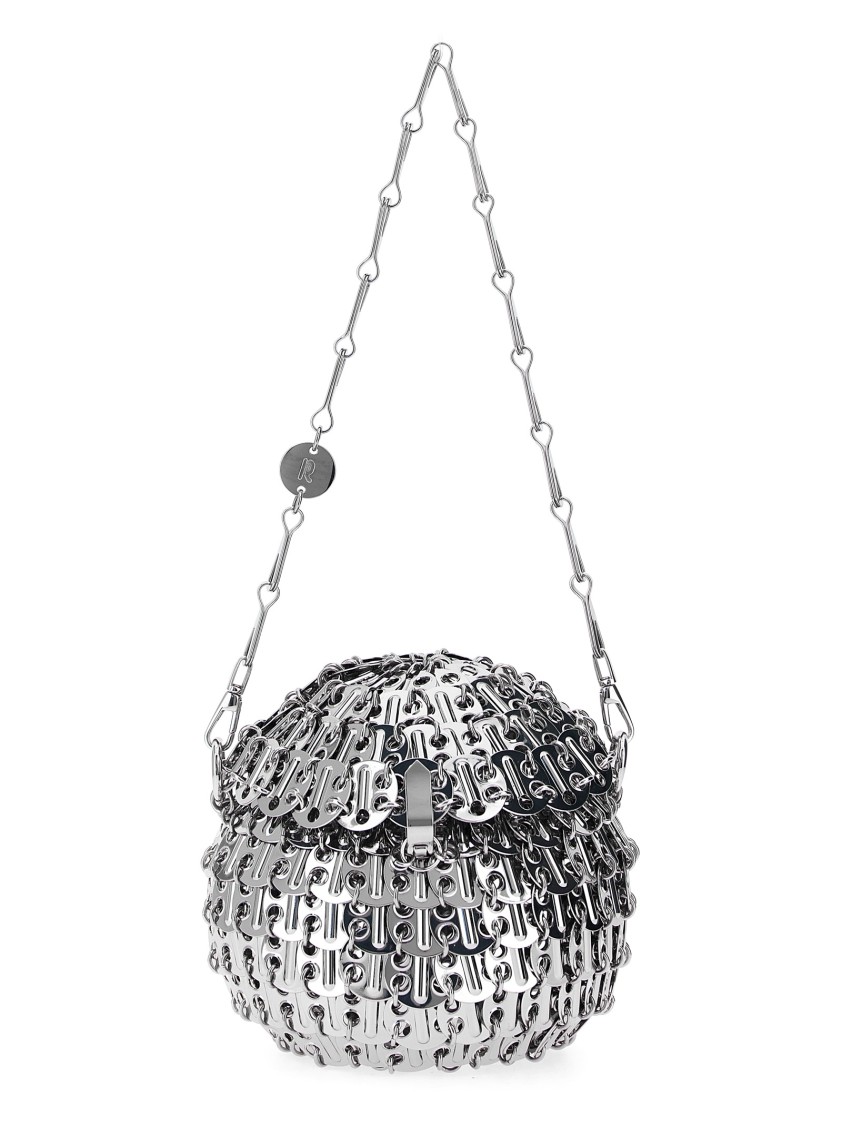 Rabanne Paco '1969 Ball' Handbag In Silver