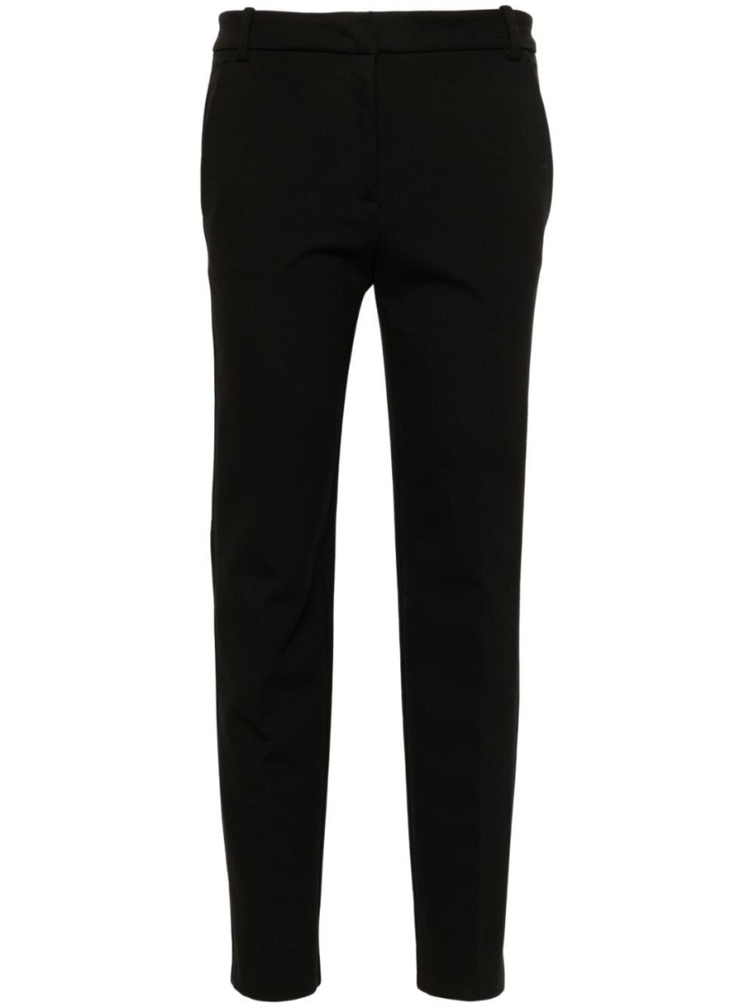 Pinko Tailored Black Trousers With Polished Silhouette In Black