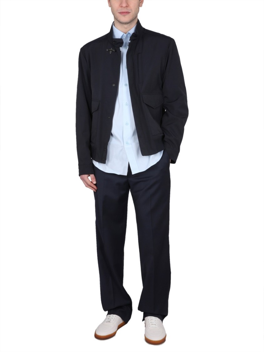 Fay Casual Jacket With Hook Closure
