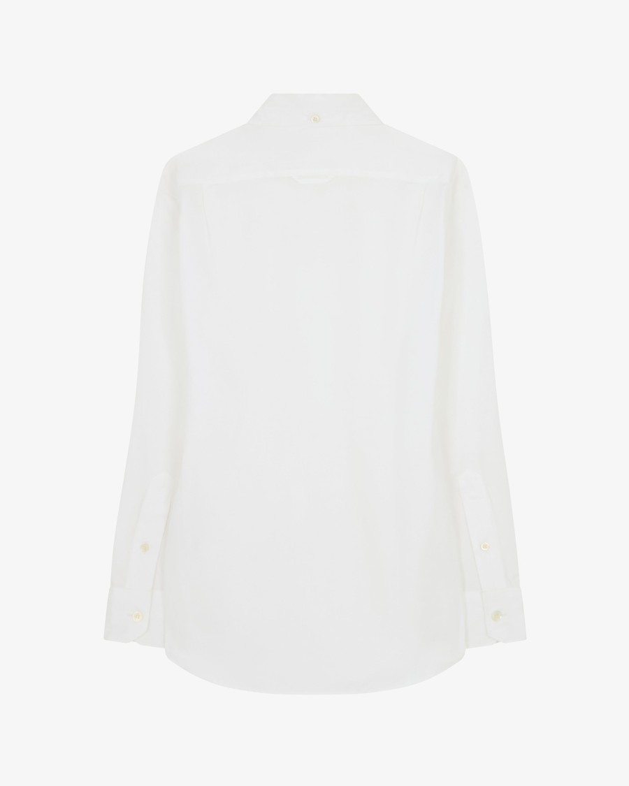 Serena Bute Johnny Fitted Shirt - White In Grey