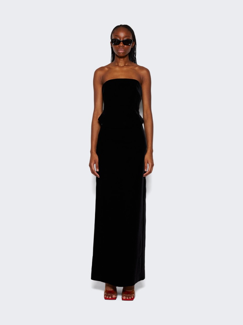 Shop Wardrobe.nyc Velvet Column Skirt