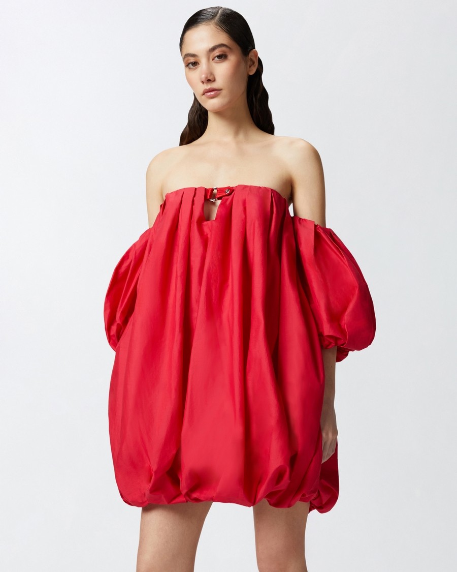 オールインワン・サロペット Pinko Strapless Puff-Sleeve Dress With Silhouette Pinko Strapless Puff-Sleeve Dress With Silhouette | THE LIST