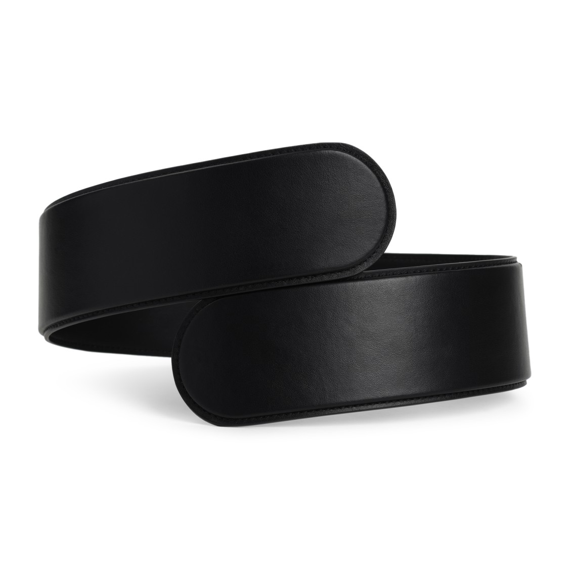 Alaïa Alaia Black Leather Flex Twist Belt Women In Black