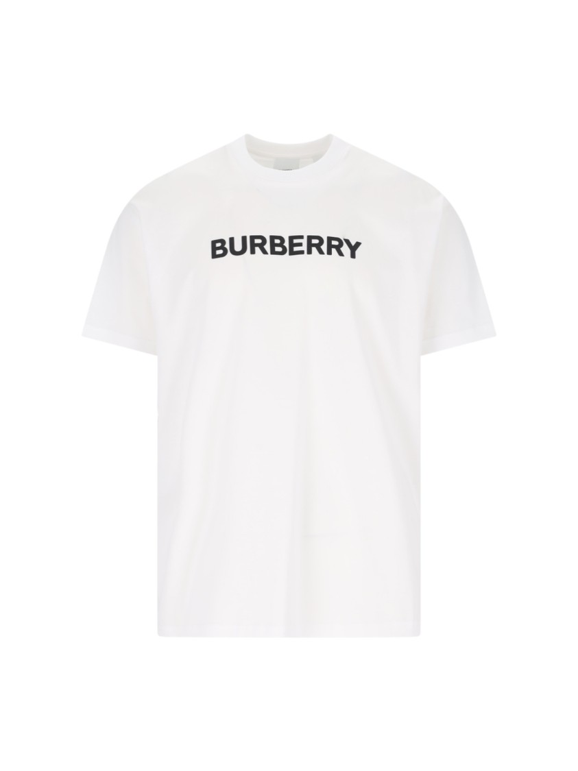 Burberry Oversized T-shirt That Sports The House Logo On The Front