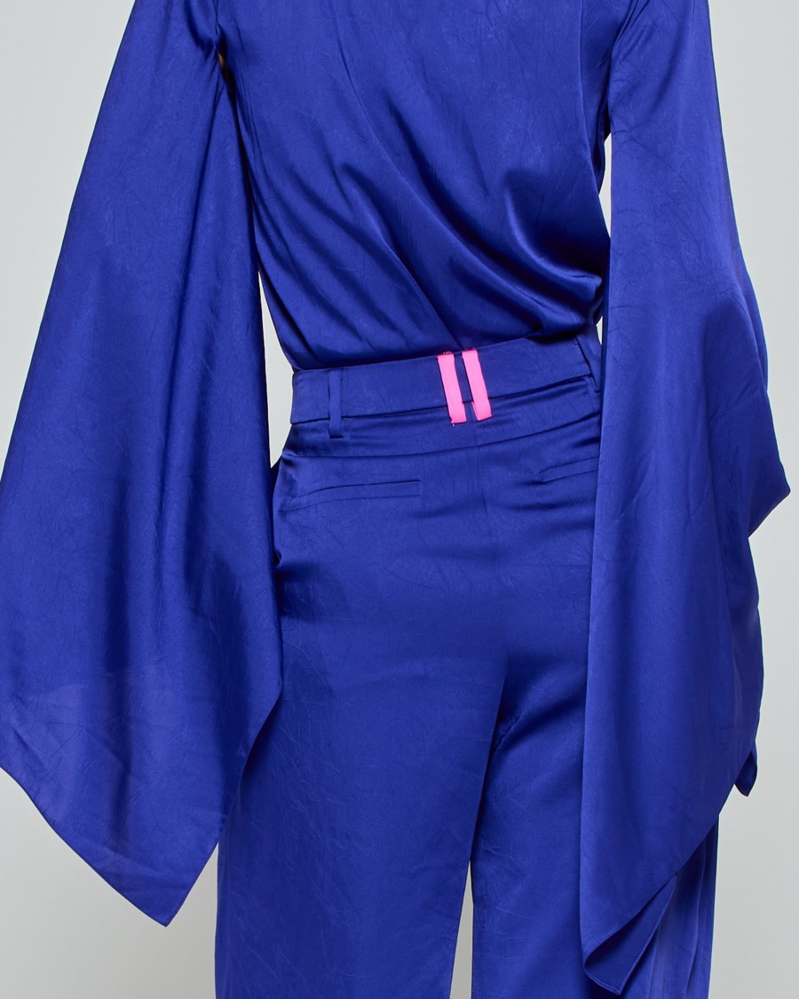 Serena Bute Bute Trouser '25 With High Waist And Flowing Wide-leg Design