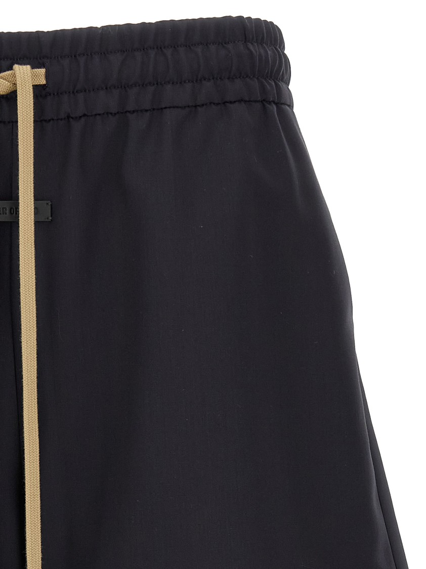 Fear Of God Wool Bermuda Shorts In Black