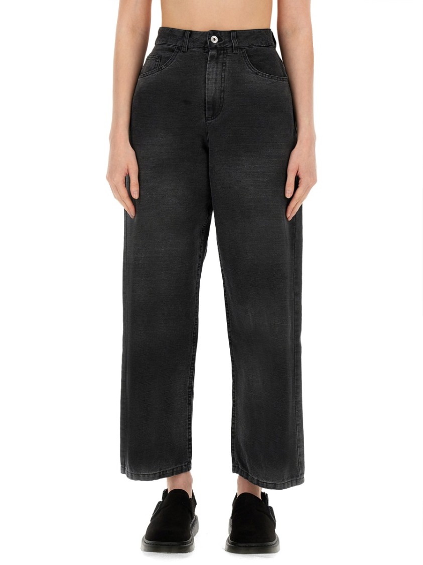 Ymc You Must Create Ymc Jeans "silver" In Black