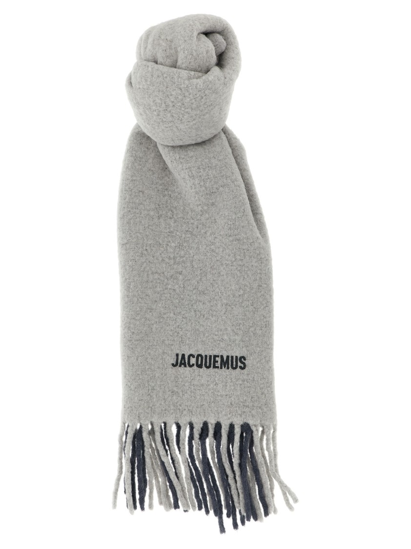 Jacquemus L'echarpe Moisson' Scarf In Gray