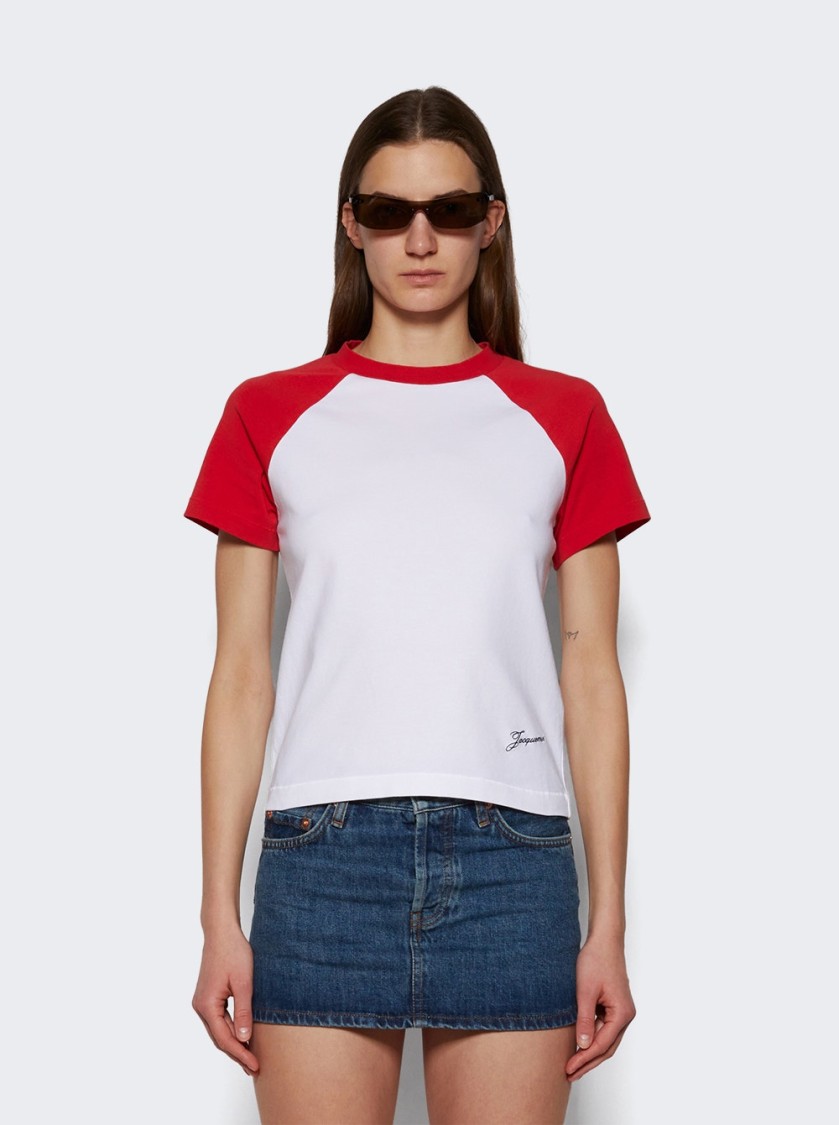 Jacquemus Le Mini T-shirt Baseball In White
