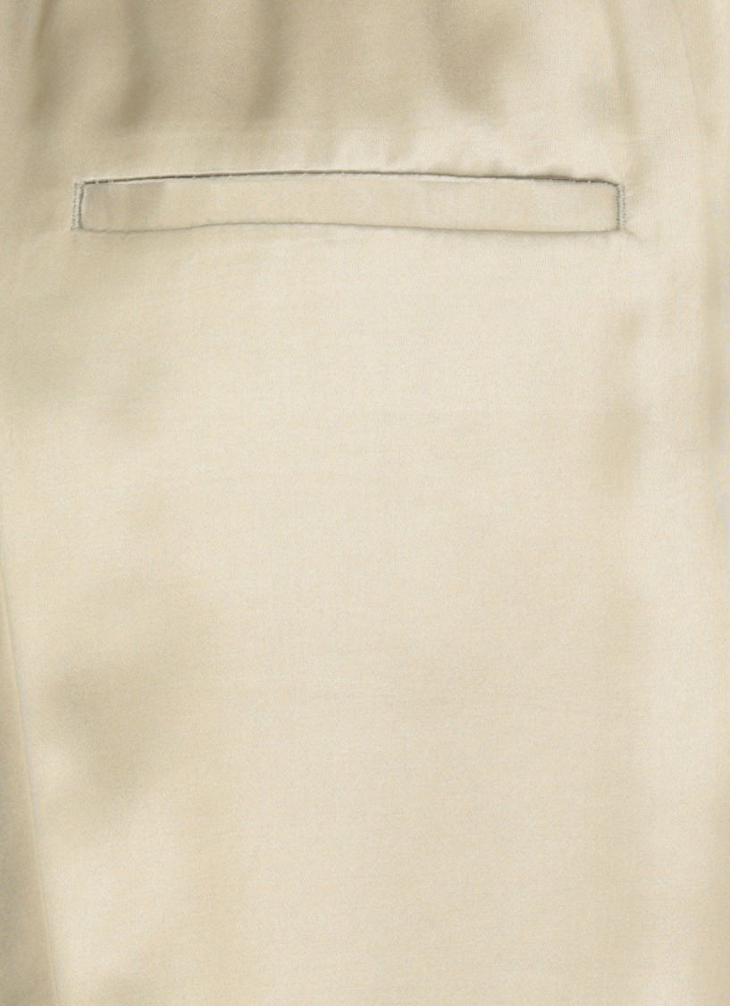 Peserico Elastic Waist Casual Pants In Green