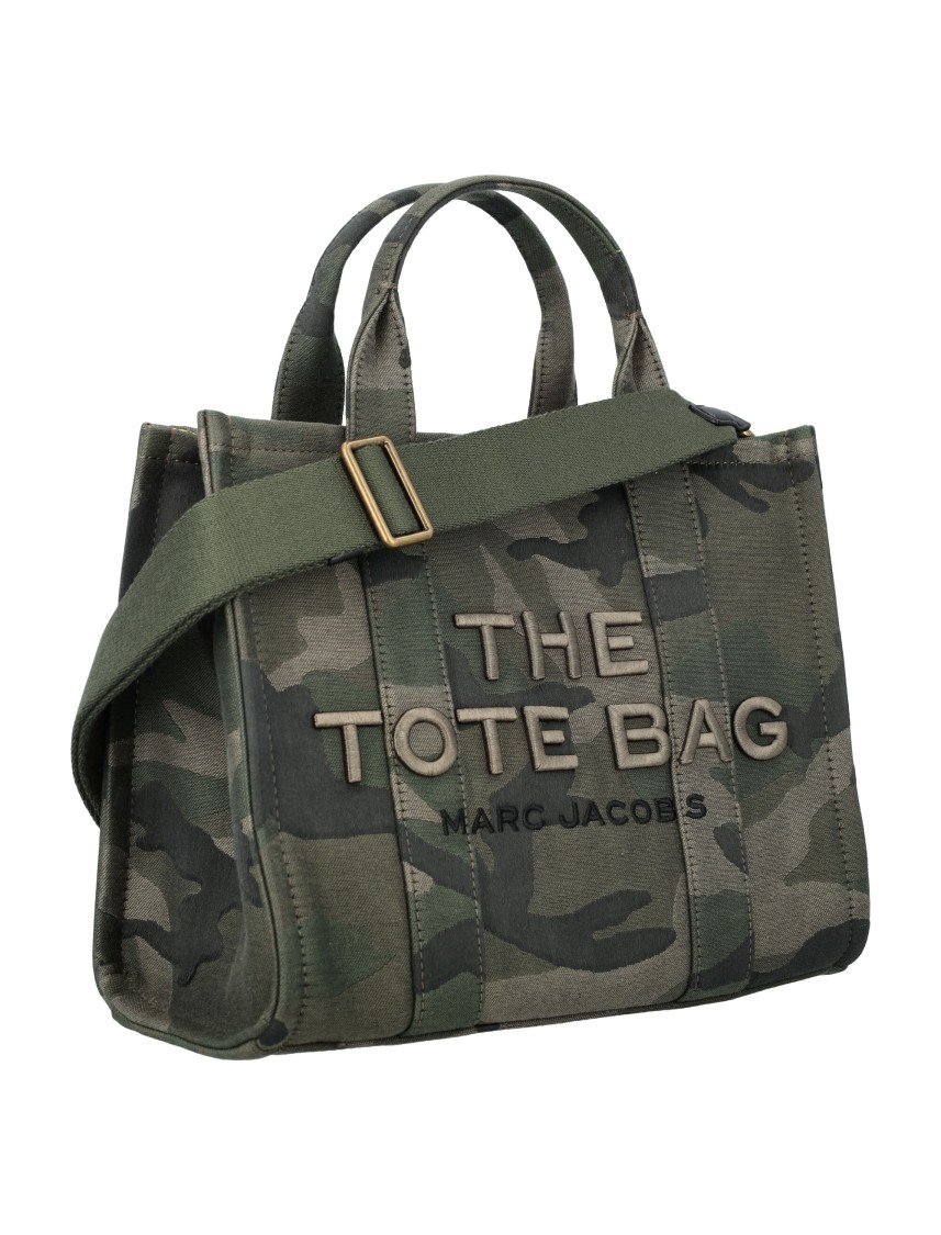 Marc Jacobs The Medium Camo Tote In Green