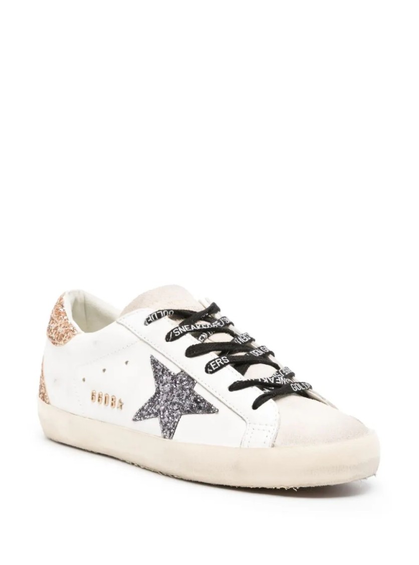 Golden Goose Women Super-star Leather Sneakers In Multi