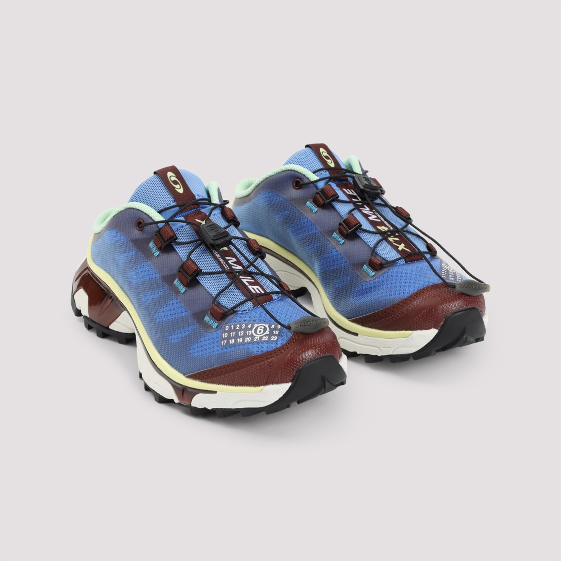 Mm6 By Maison Margiela X Salomon Sporty Low-cut Sneakers With Distinctive Lacing System