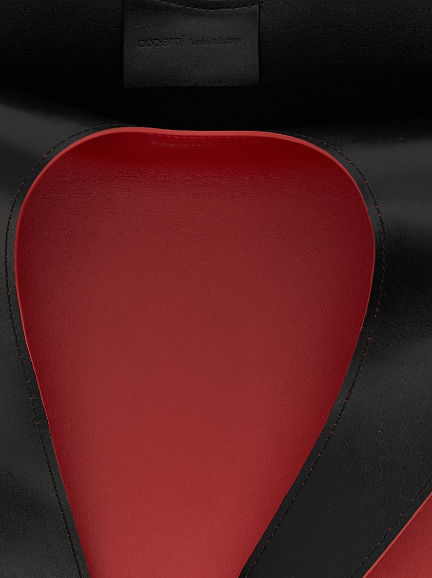 Coperni Heart Shape Top Handle Shoulder Bag In Red