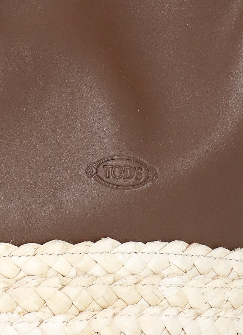 TOD'S TOD'S BROWN BUX BAG