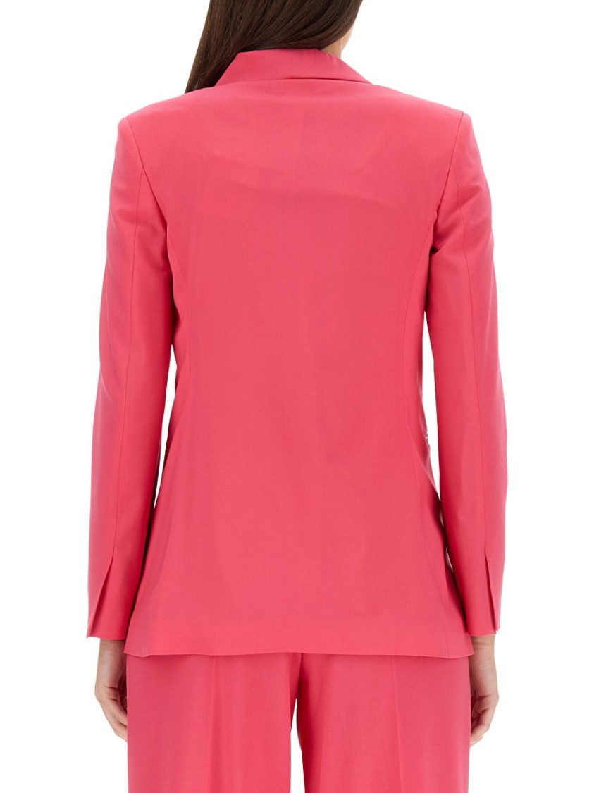 Shop Alysi Single-breasted Jacket In Pink