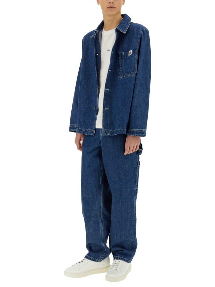 Apc Jeans Fergus In Blue