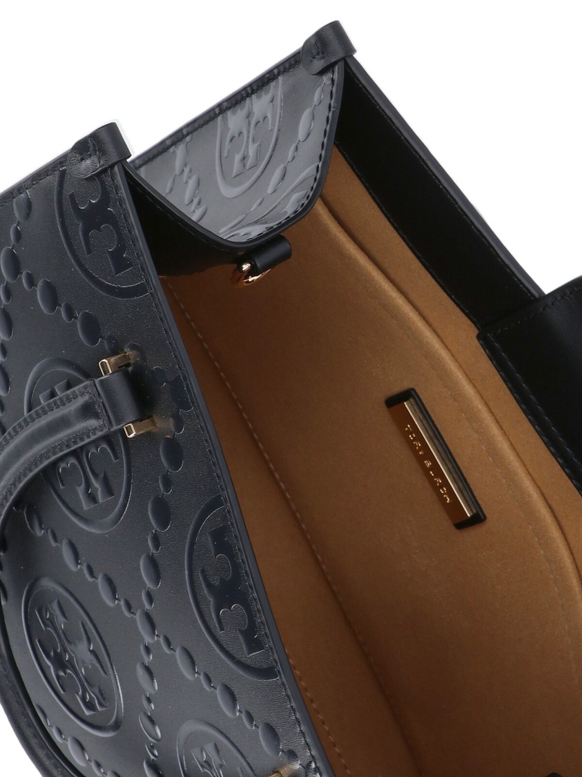 Tory Burch T Monogram Embossed Tote