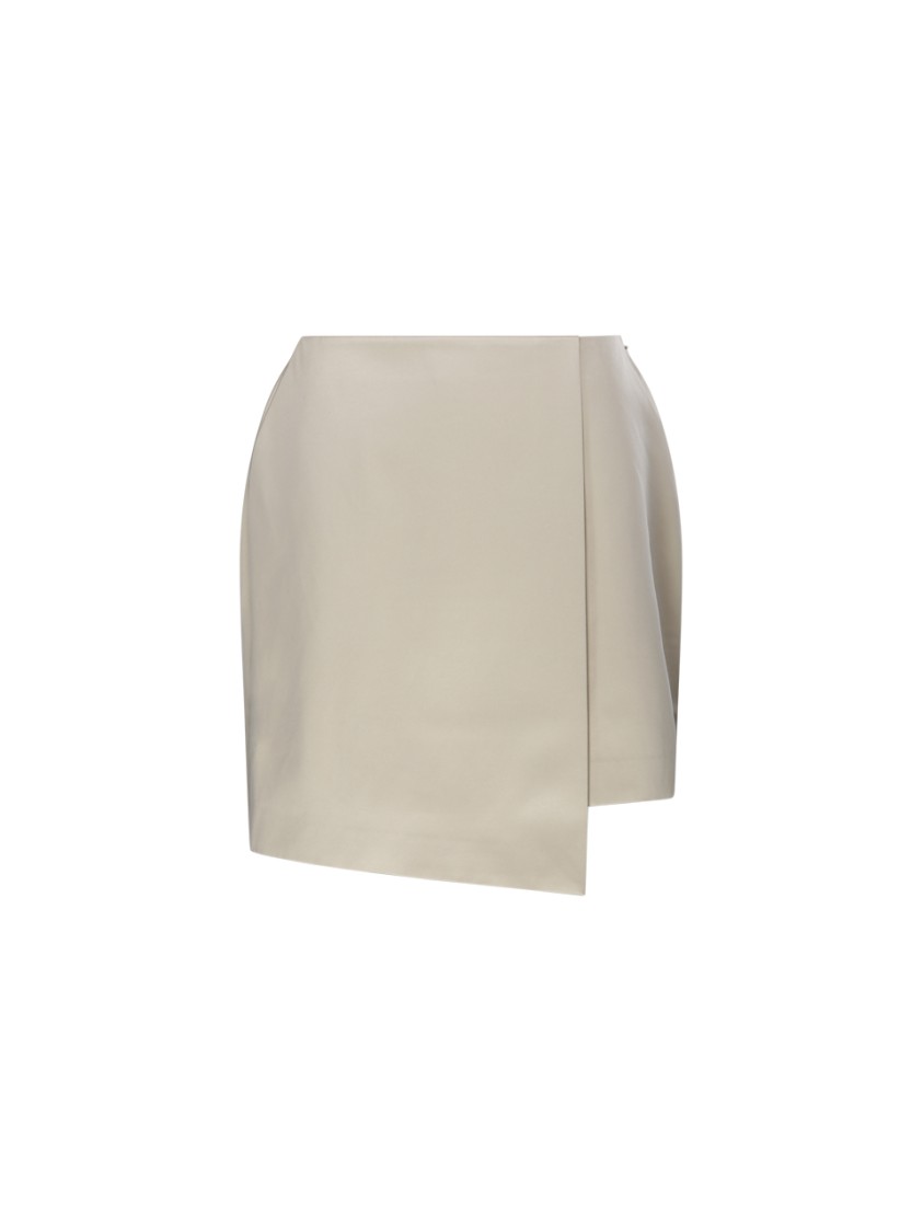 Shop By Malene Birger Raye Skirt In Neutrals