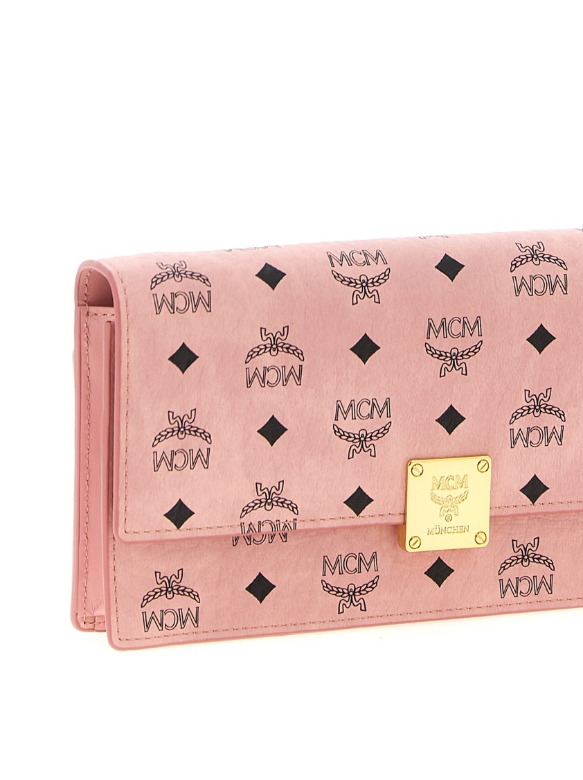 Mcm Aren' Wallet On Chain In Pink