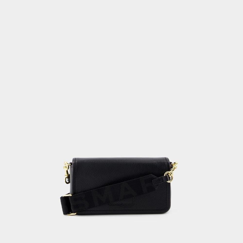 Marc Jacobs The Mini Crossbody - Leather - Black In Black