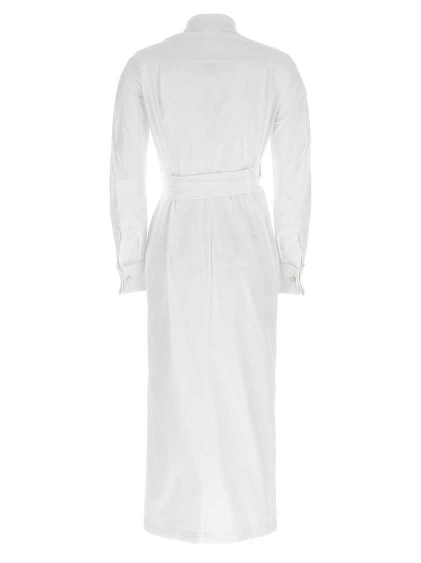 Max Mara Wrap Design Dress Buttoned Cuffs