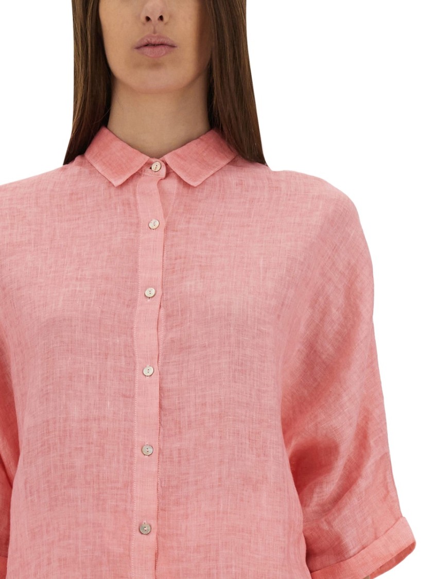 Shop 120% Lino Relaxed Fit Linen Shirt