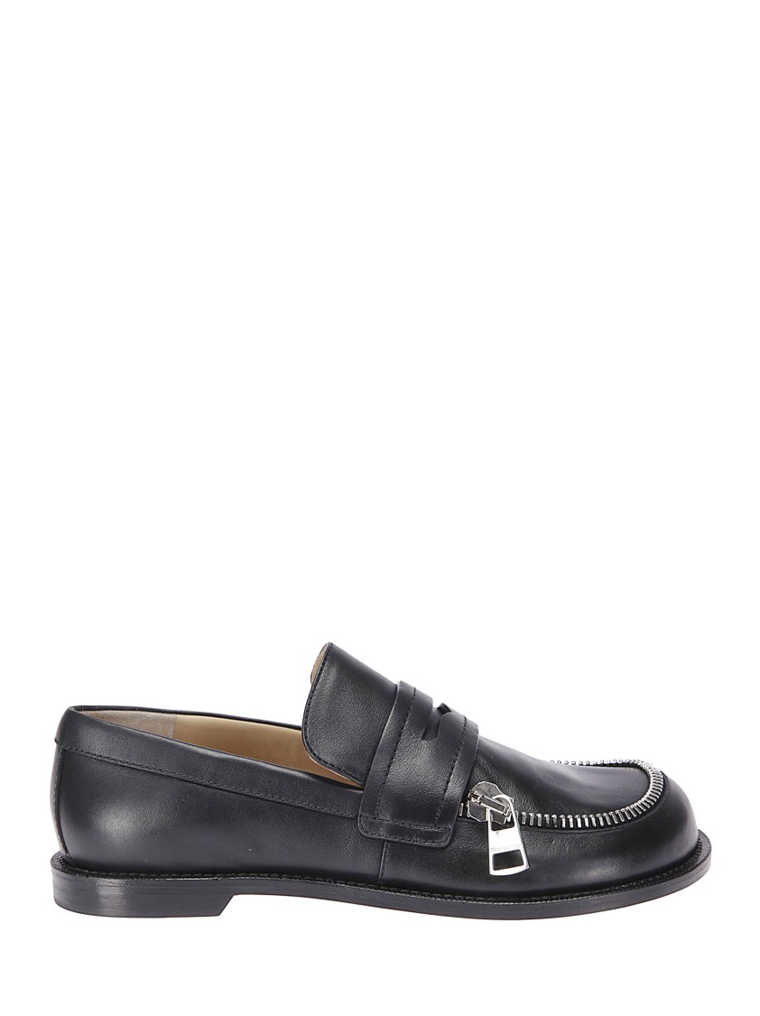Jw Anderson J. W. Anderson Biker Moccasin In Gray