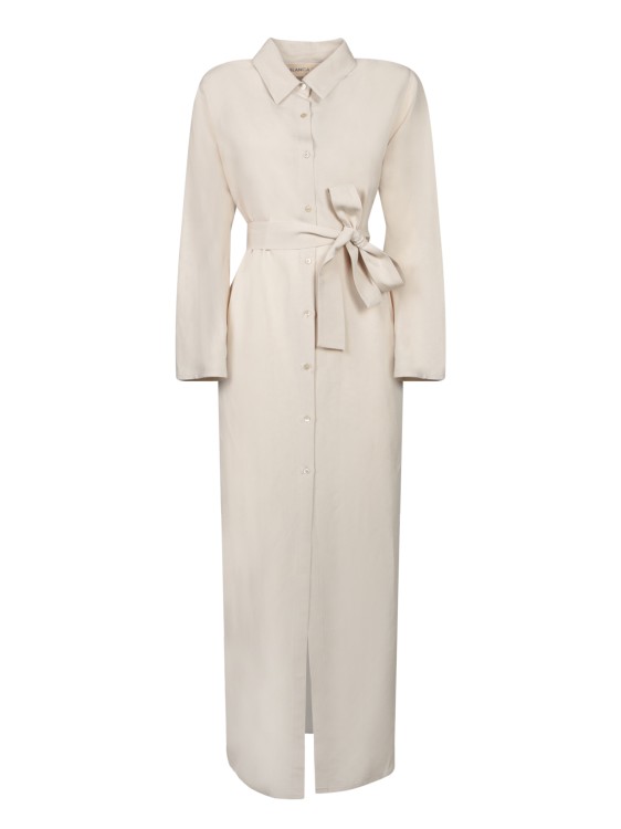 オールインワン・サロペット Blanca Vita Beige Maxi Dress With Classic Collar And Blanca Vita Beige Dress With Classic Collar And Matching