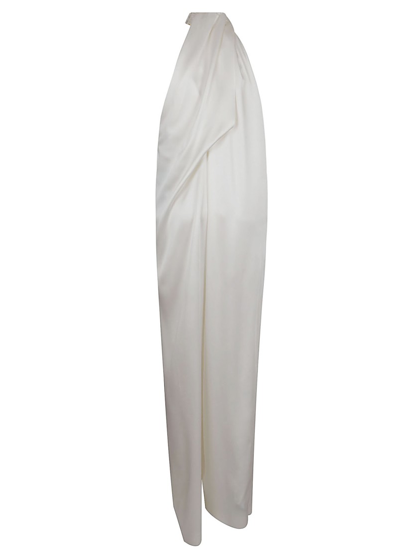 Shop Stella Mccartney Envers Satin Halterneck Jumpsuit