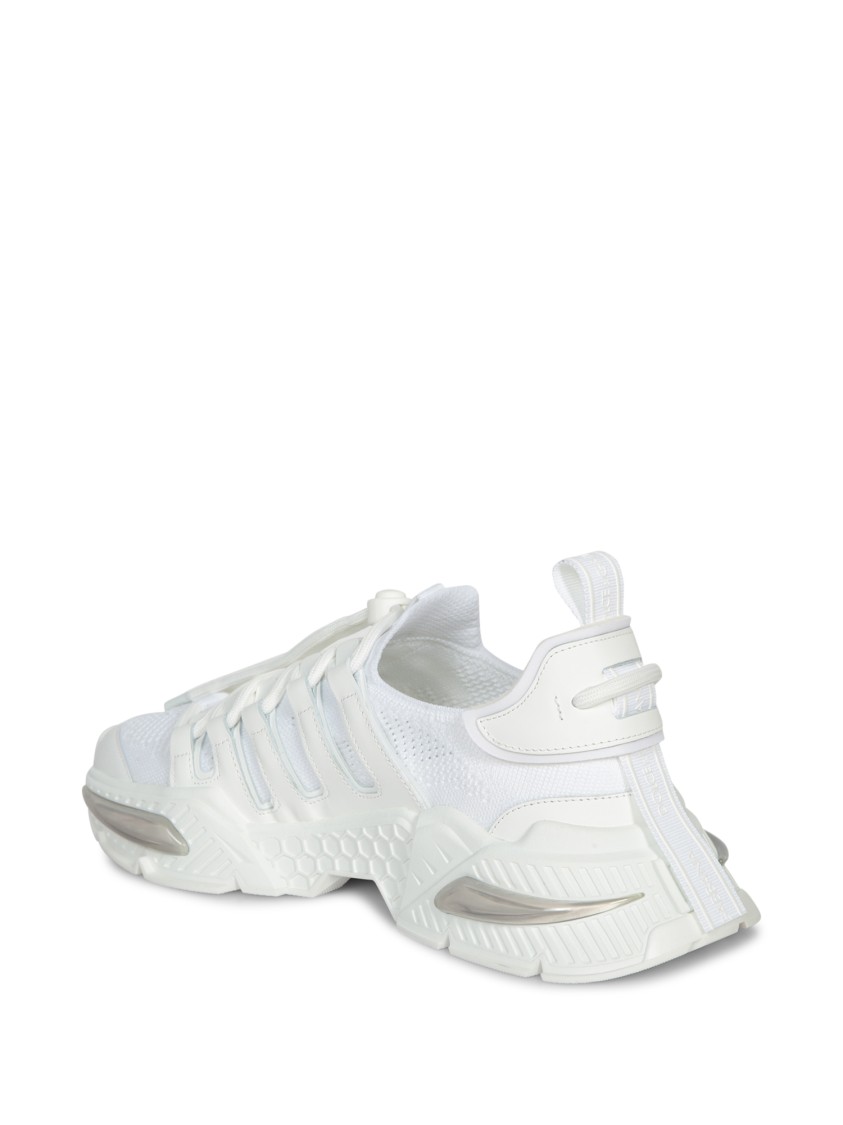 Dolce & Gabbana White Sneakers With Modern Silhouette And Unique Lacing System In White