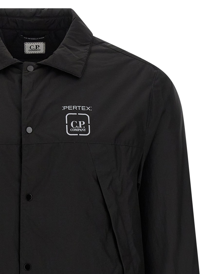 C.p. Company Metropolis Snap-button Padded Jacket In Black