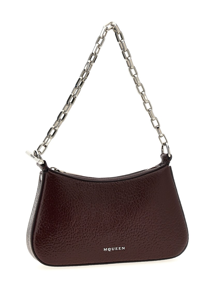 Alexander Mcqueen Mcqueen T-bar Mini Handbag In Brown