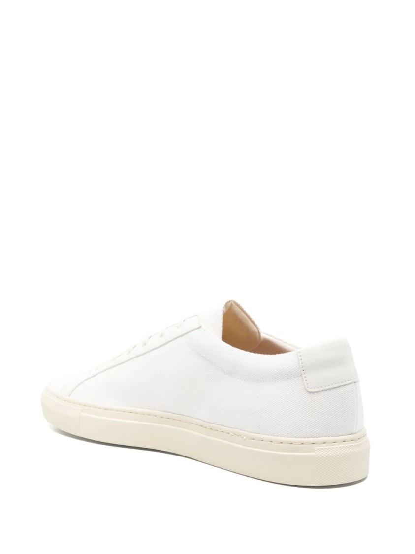 Common Projects Almond Toe Low-top Sneakers With Flat Rubber Sole