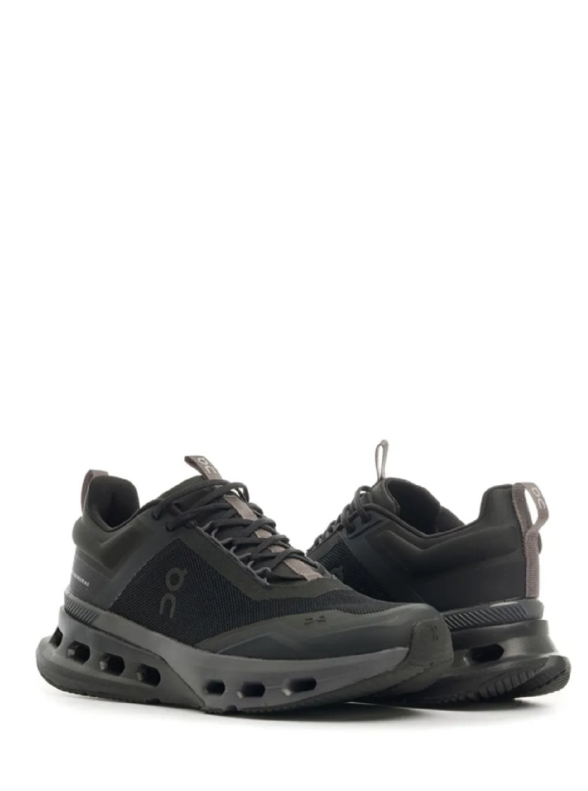 On Running Cloudnova X Sneakers With Mesh Upper In Black